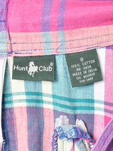 チェック柄サーキュラースカート