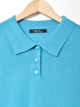 【3色展開】Meridian 半袖 ニットポロシャツ