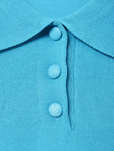 【3色展開】Meridian 半袖 ニットポロシャツ