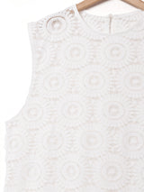 【2色展開】Meridian サークルレース スリーブレスワンピース