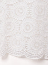 【2色展開】Meridian サークルレース スリーブレスワンピース