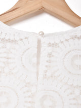 【2色展開】Meridian サークルレース スリーブレスワンピース