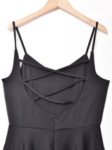 【3色展開】Meridian バックストラップ キャミソールワンピース