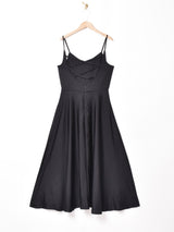 【3色展開】Meridian バックストラップ キャミソールワンピース