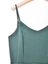 【3色展開】Meridian バックストラップ キャミソールワンピース