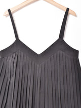 【2色展開】Meridian プリーツ キャミソールワンピース