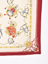 チェーン柄 シルクスカーフ