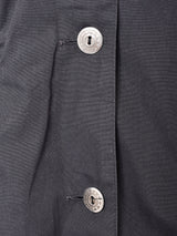 イタリア製 フード付き ミドル丈コート