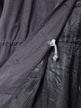 イタリア製 フード付き ミドル丈コート