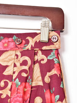 花柄 フレアスカート