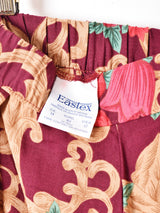 花柄 フレアスカート