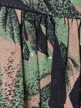 ドイツ製 ボタニカル柄 フレアスカート