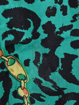 総柄 シルクブルゾン