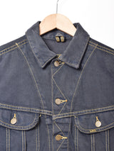 アメリカ製 Lee ブラックデニムジャケット