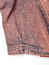 後染め スタッズ デニムジャケット