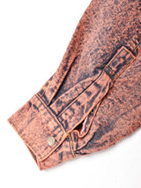 後染め スタッズ デニムジャケット