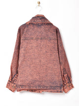 後染め スタッズ デニムジャケット