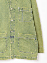 後染め ビッグポケット デニムジャケット