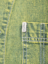 後染め ビッグポケット デニムジャケット