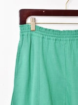 【5色展開】Emerald Motel コットンリネン パネル フレアスカート