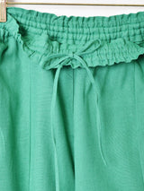 【5色展開】Emerald Motel コットンリネン パネル フレアスカート