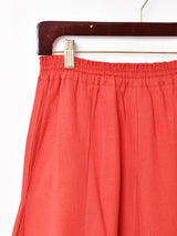 【5色展開】Emerald Motel コットンリネン パネル フレアスカート