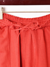 【5色展開】Emerald Motel コットンリネン パネル フレアスカート