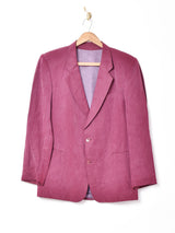 イタリア製 シルク混 テーラードジャケット