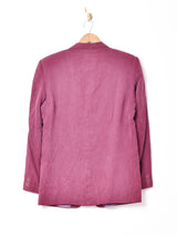 イタリア製 シルク混 テーラードジャケット