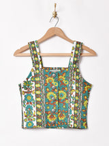 Emerald Motel 総柄 チロリアン ビスチェ