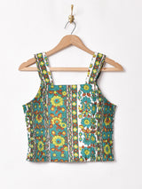 Emerald Motel 総柄 チロリアン ビスチェ