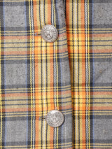 チェック柄 ショート丈ジャケット