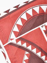 総柄 半袖 オープンカラーシャツ