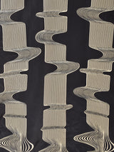 2トーン 総柄 半袖 オープンカラーシャツ