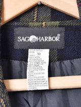 チェック テーラードジャケット