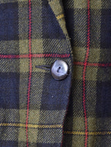 チェック テーラードジャケット