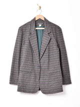 ガンクラブチェック テーラードジャケット
