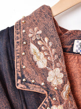 後染め スタッズ デニムジャケット