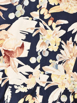 花柄 半袖 テーラードジャケット