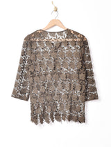 七分袖 レーストップス