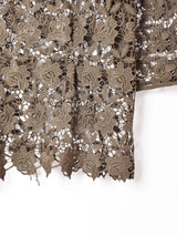 七分袖 レーストップス