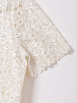 半袖 レーストップス