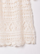 半袖 クロシェトップス