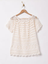 半袖 クロシェトップス