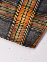 チェック柄 ショート丈ジャケット