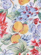 花柄 長袖 シアーシャツ