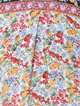 花柄 長袖 シアーシャツ