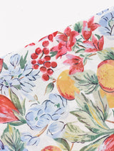 花柄 長袖 シアーシャツ