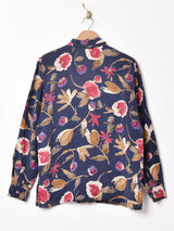 花柄 長袖シャツ