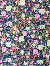 花柄 長袖 オープンカラーシャツ